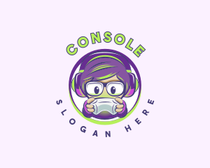 Gamer Boy Console logo design