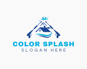 Pressure Roof Washing logo design