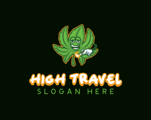 Cannabis Marijuana Smoker Logo