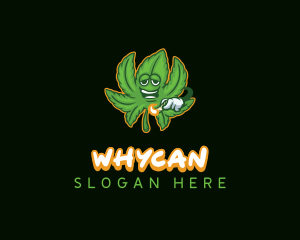 Cannabis Marijuana Smoker Logo