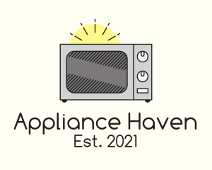 Electronic Microwave Appliance  logo design