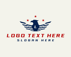 Patriotic - Patriotic Eagle Wings logo design