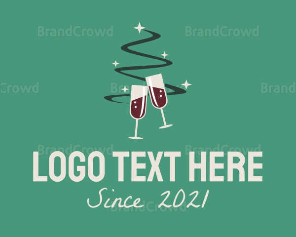 Christmas Tree Wine Logo