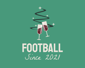 Event - Christmas Tree Wine logo design