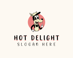 Naughty Bully Dog logo design