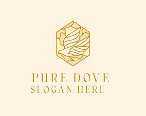 Dove - Dove Stained Glass logo design