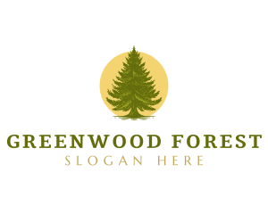 Pine Tree Nature logo design