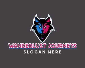 Game Clan - Wild Wolf Demon logo design