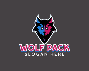 Wild Wolf Demon logo design