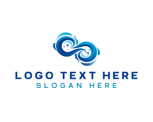 Sail - Sea Wave Surfing logo design