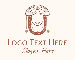 Lifestyle - Tribal Fashion Jewelry Woman logo design