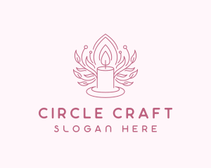 Spa Candlelight Decor logo design