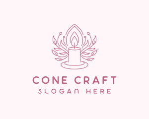 Spa Candlelight Decor logo design