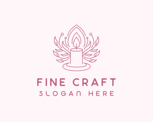 Spa Candlelight Decor logo design