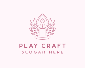 Spa Candlelight Decor logo design