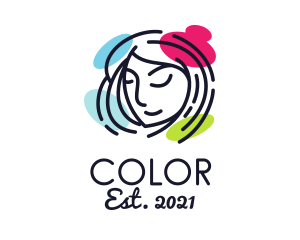 Hair - Beautiful Woman Salon logo design