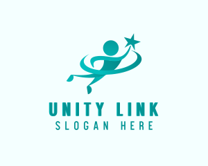 Unity Star Human Foundation logo design