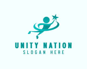 Unity Star Human Foundation logo design