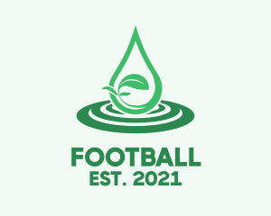 Drop - Green Leaf Oil logo design