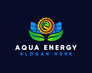 Solar Energy Power logo design