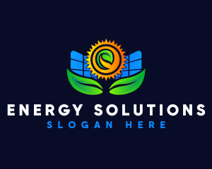 Solar Energy Power logo design