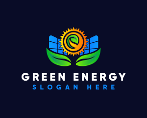 Solar Energy Power logo design