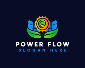 Solar Energy Power logo design