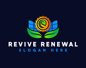 Solar Energy Power logo design