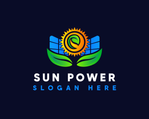 Solar Energy Power logo design