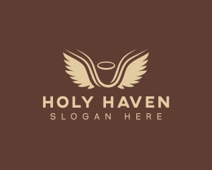 Holy Angel Wings logo design