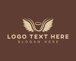 Marriage - Holy Angel Wings logo design