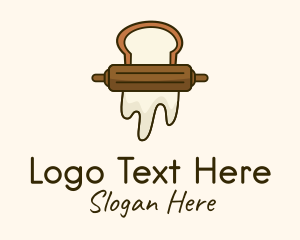Bread - Rolling Pin Bread logo design