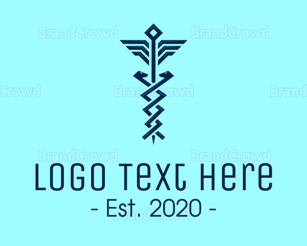Modern Pharmacy Symbol Logo