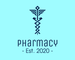 Modern Pharmacy Symbol logo design