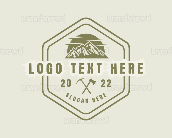 Mountain Climbing Equipment Logo