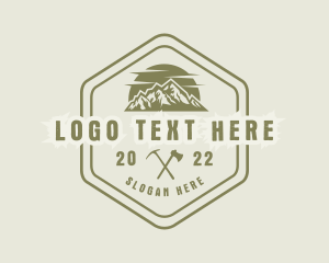 Climbing - Mountain Climbing Equipment logo design