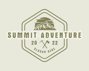 Climbing - Mountain Climbing Equipment logo design