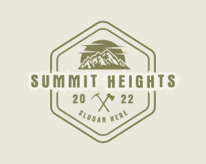 Climbing - Mountain Climbing Equipment logo design