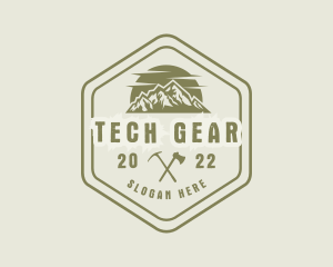Mountain Climbing Equipment logo design