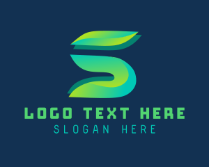 Software - Crypto App Letter S logo design