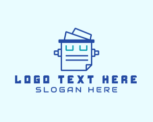 Pages - Robotics Tech Document logo design
