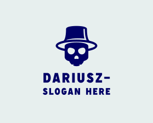 Top Hat Skull Logo