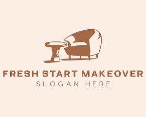 Makeover - Coffee Table Chair logo design