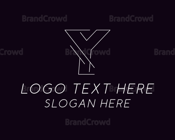 Modern Tech Letter Y Logo