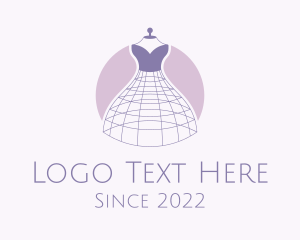 Wardrobe - Tailor Gown Fashion logo design