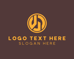 Abstract Shape - Elegant Digital Marketing logo design