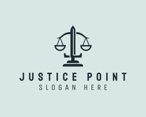 Judiciary - Judiciary Scale Sword logo design