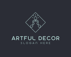 Decor Candle Boutique logo design