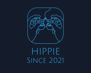 Arcade - Outline Minimalist Controller logo design