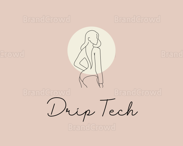 Minimalist Sexy Swimsuit Logo